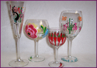 Glasswear by Whimsical Sisters